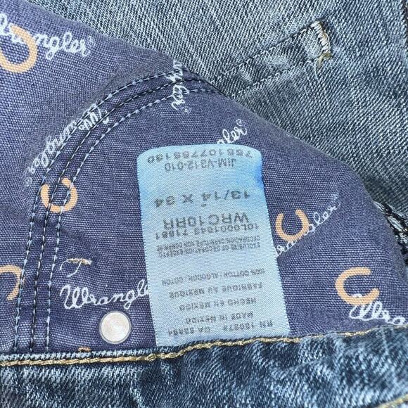 Wrangler cowgirl cut jeans - size 14 x 34 - G7 - Picture 5 of 6